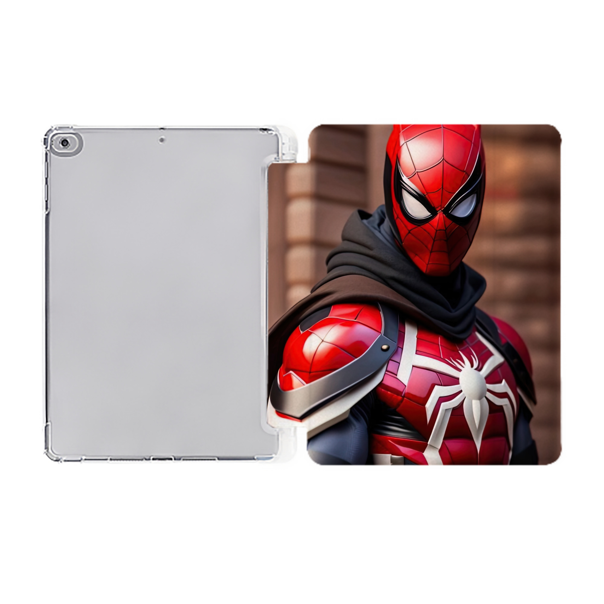 （画像用） Deadpool デッドプール IPad ケース ペン収納付き 三つ折りスタンド PUレザー×シリコン 対応機種9.5/10.5/10.9インチ